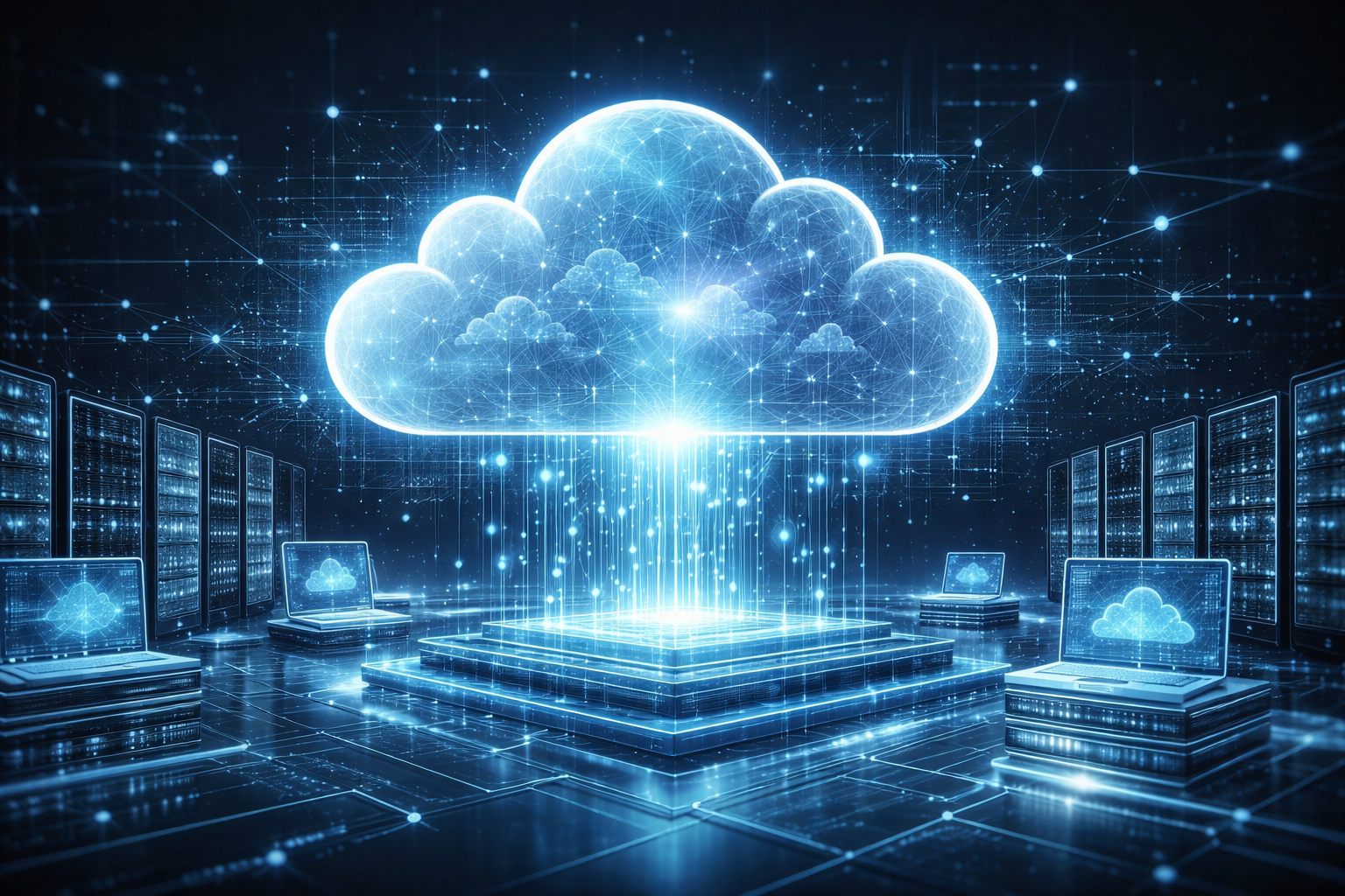 Domain architecture and cloud operations visual
