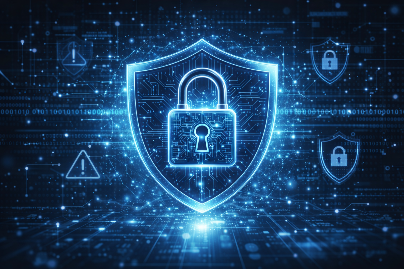 Cybersecurity operations and threat monitoring visual